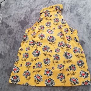 Floral halter top